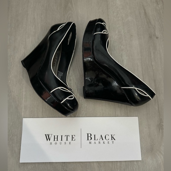 White House Black Market Patent Leather Platforms - 6 - Picture 11 of 14
